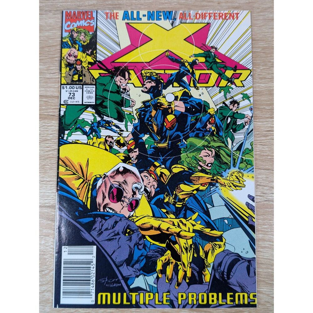 X-Factor #73 Marvel Comics 1991 Multiple Problems VF/NM Newsstand